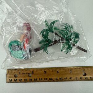 Sealed Vtg 1990s Little Mermaid w Sebastian Applause Cake Topper w 2 Palm Trees